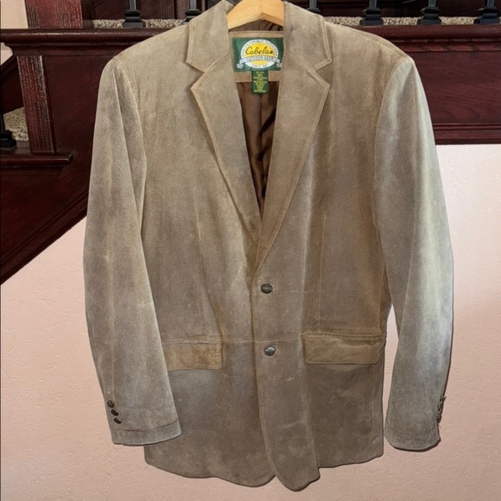 Cabela's Tan Suede Blazer for Men